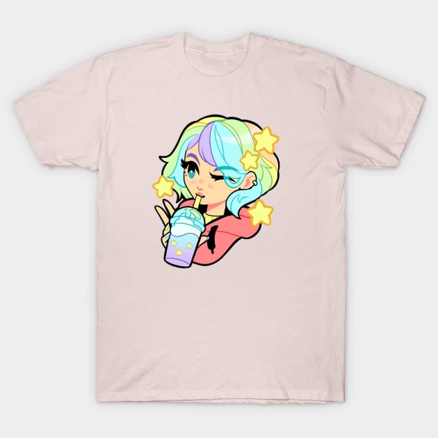 Starstruck Boba T-Shirt by Marzipan Art